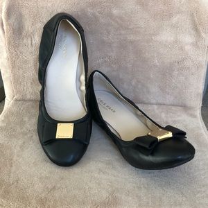 Cole Haan black flats
